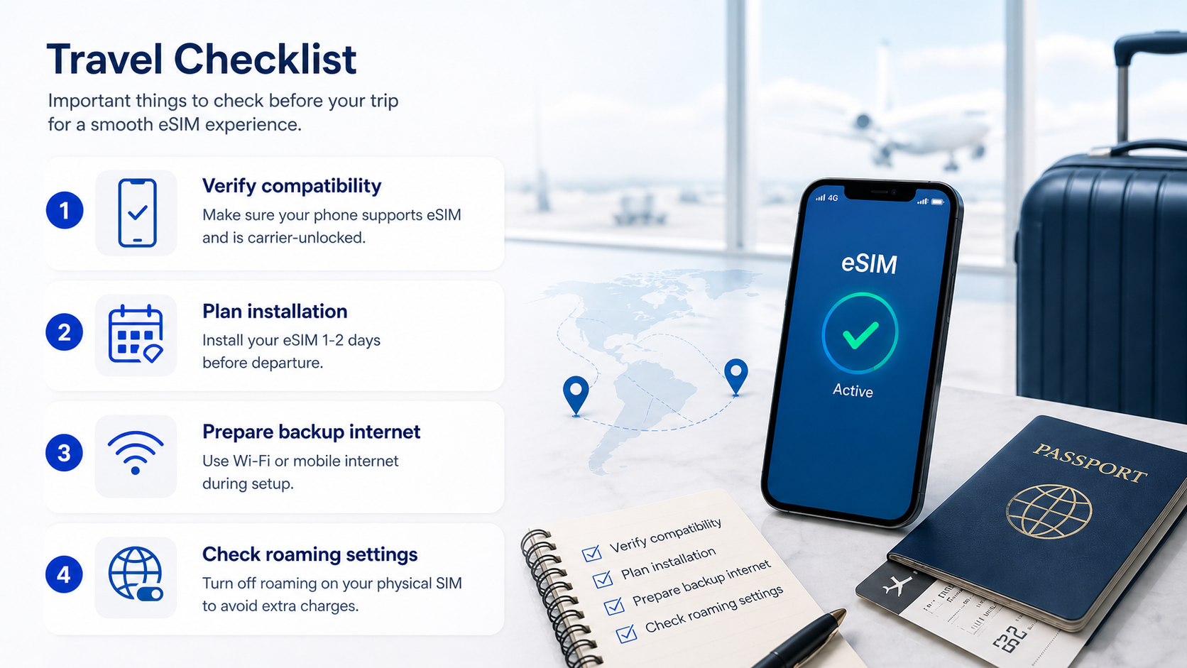 What to check before traveling?